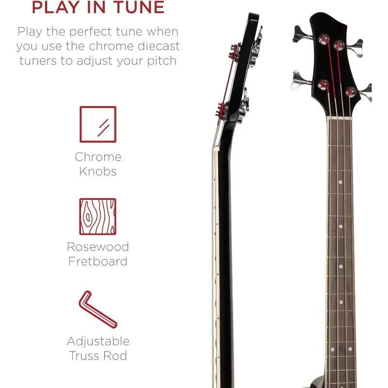 Acoustic Electric Bass Guitar