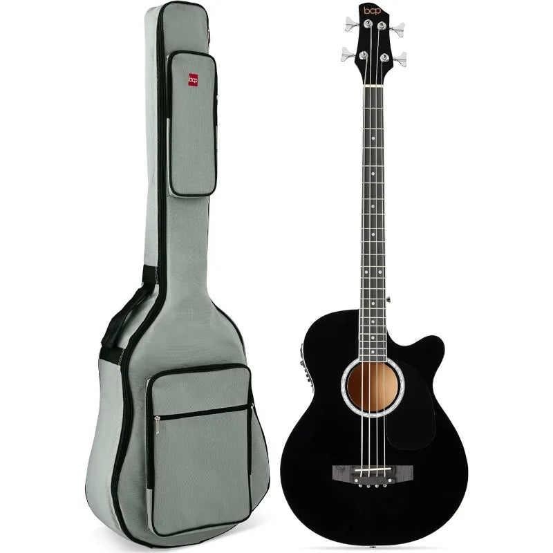 Acoustic Electric Bass Guitar