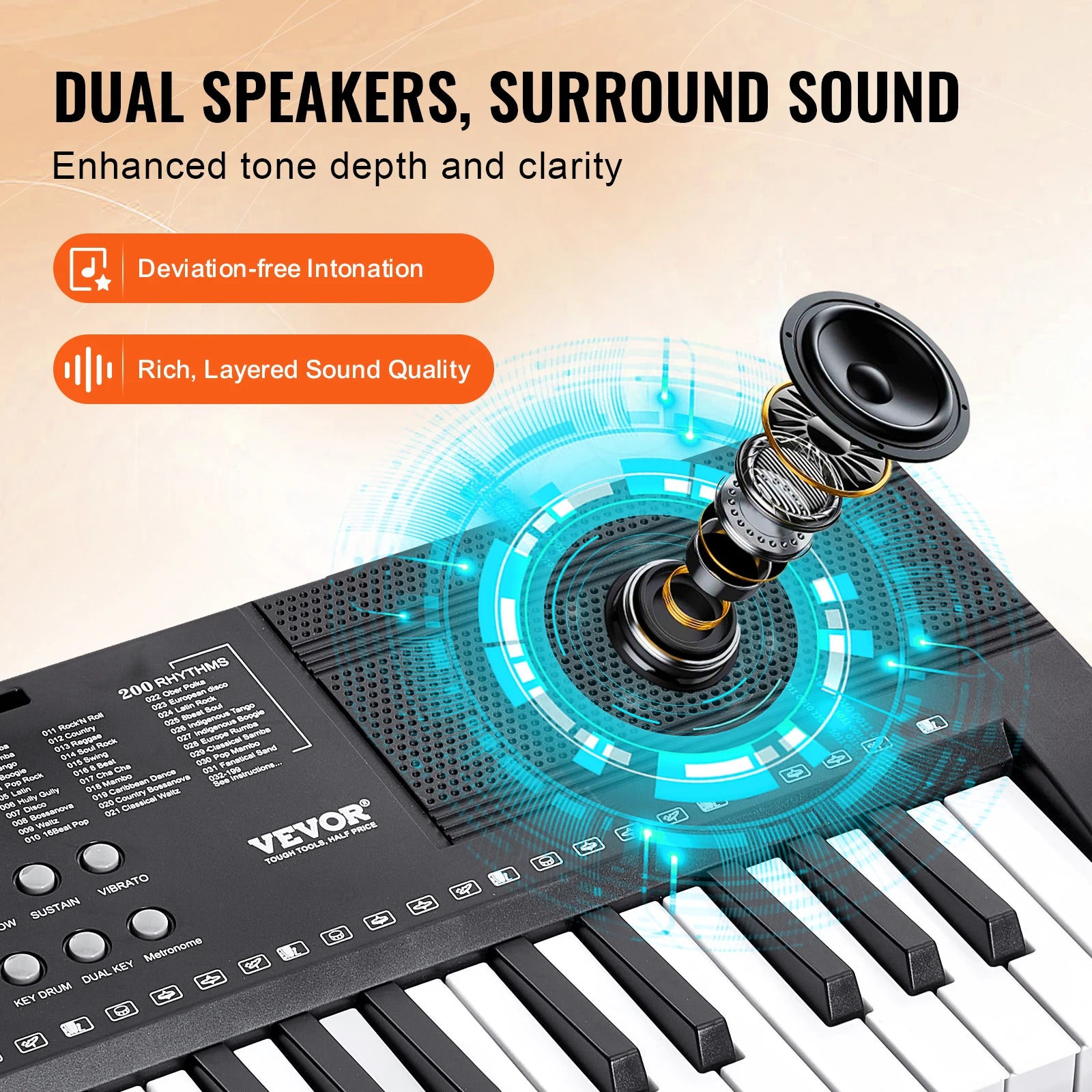 VEVOR 61 Key Digital Keyboard Piano