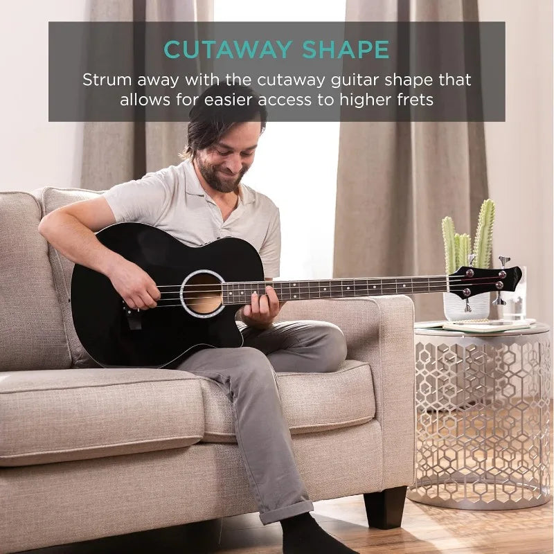 Acoustic Electric Bass Guitar