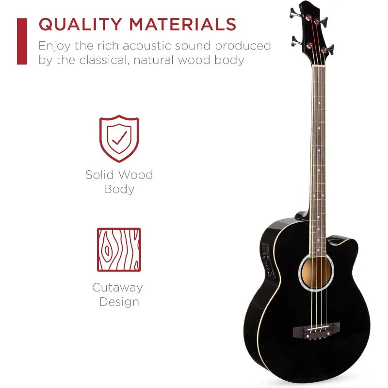 Acoustic Electric Bass Guitar