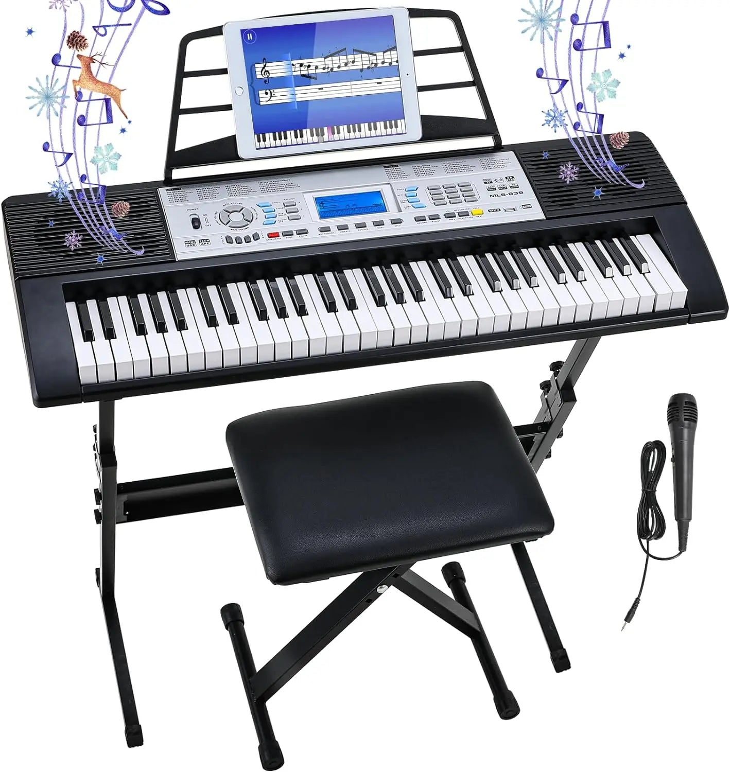 61 Key Keyboard Piano