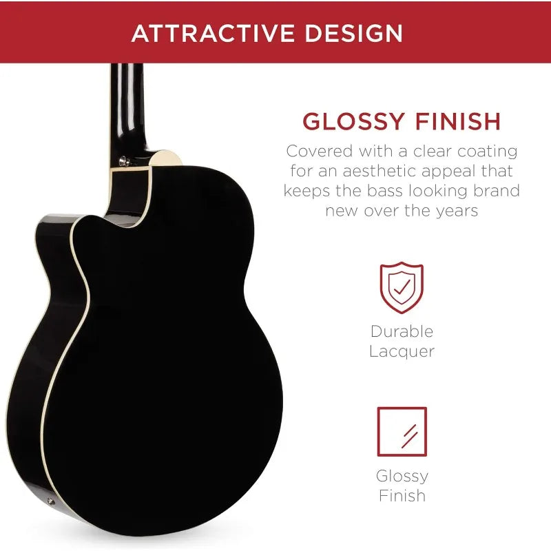 Acoustic Electric Bass Guitar