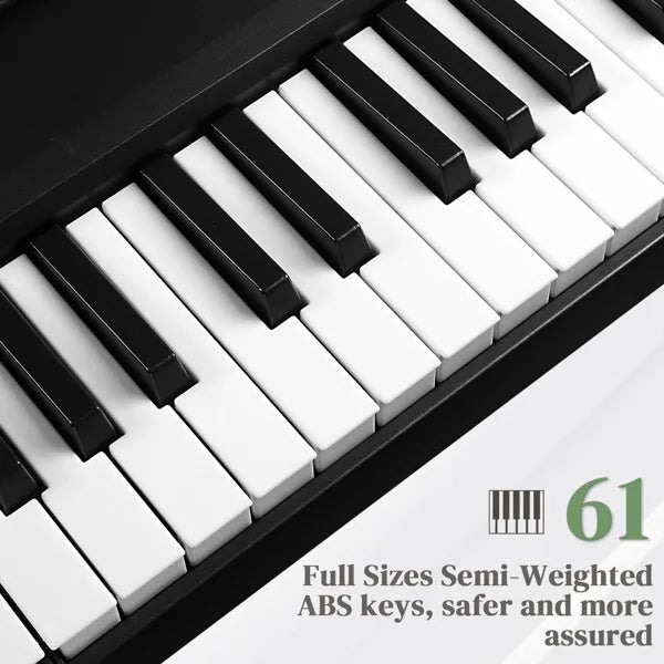 61 Key Folding Keyboard Piano Bluetooth